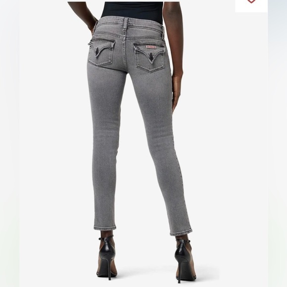 Hudson Jeans Denim - Hudson Jeans Collin Midrise Skinny Jeans Stone Grey Size 25”
